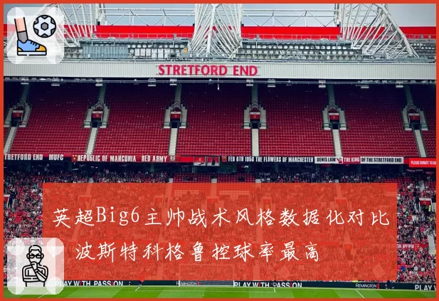 英超Big6主帅战术风格数据化对比：波斯特科格鲁控球率最高